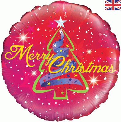 Foil Balloon - 18" - Merry Christmas